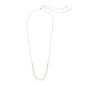 Gorjana NWT Rose Gold Laguna Adjustable Necklace